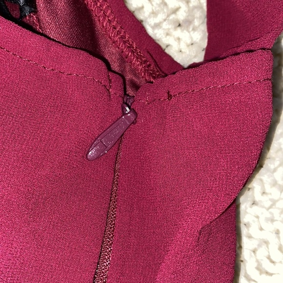 Lulus merlot color formal maxi dress size small - Picture 5 of 11